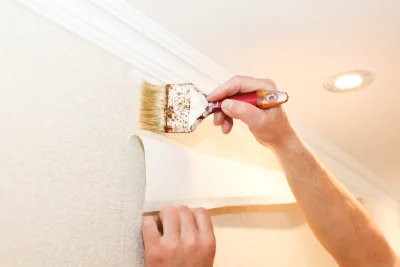 Pose de papier peint à Sacy — revêtements muraux et toiles de verre